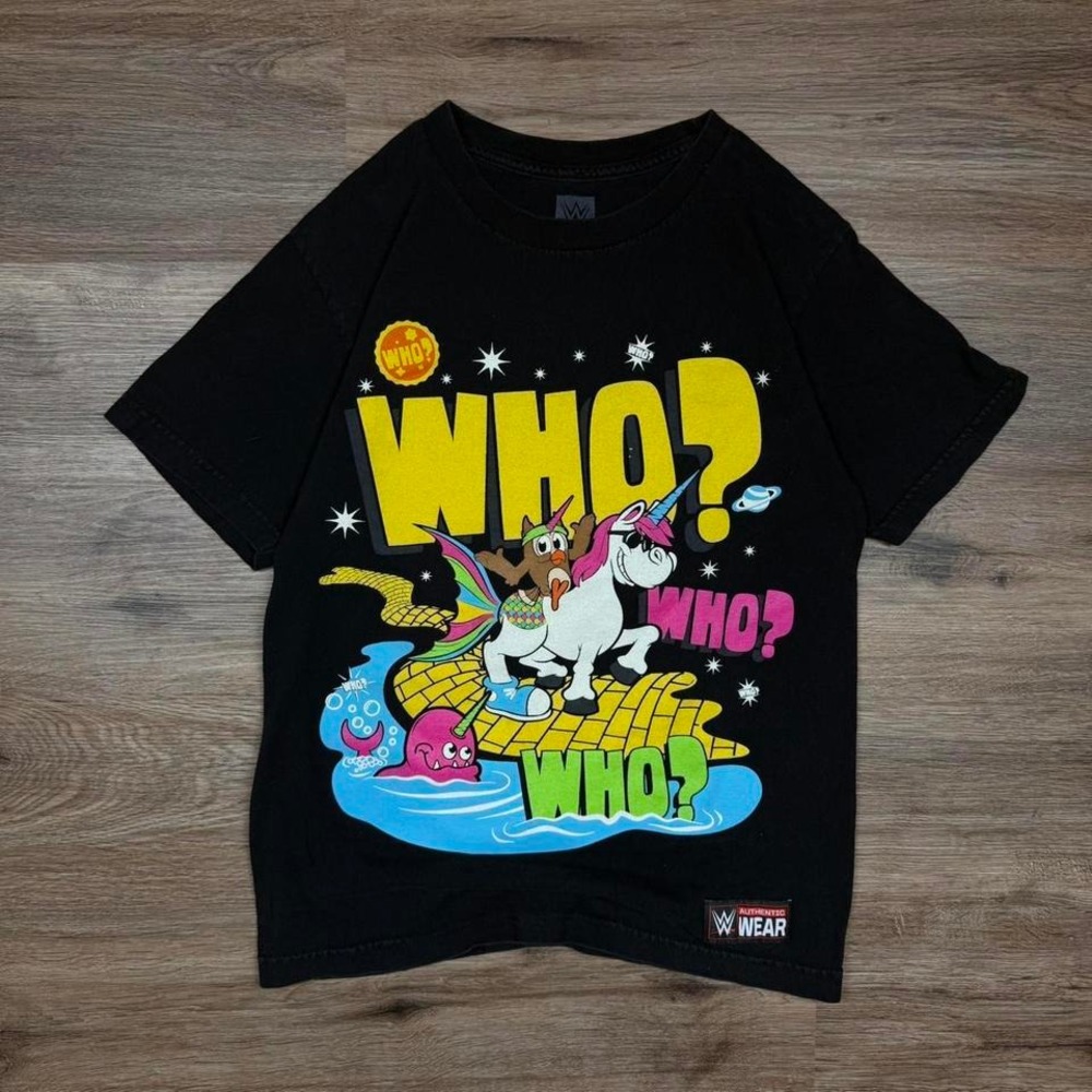 early 2000s WWE the new day unicorn streetwear style authentic wear graphic tee